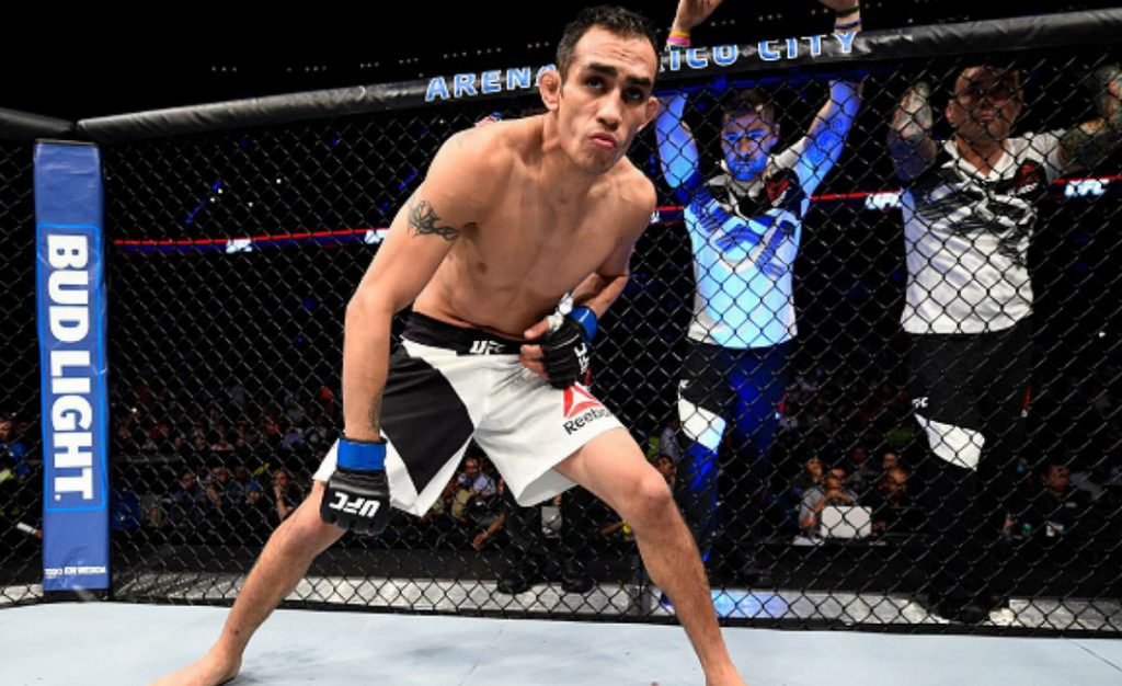 Tony "El Cucuy" Ferguson loosening up