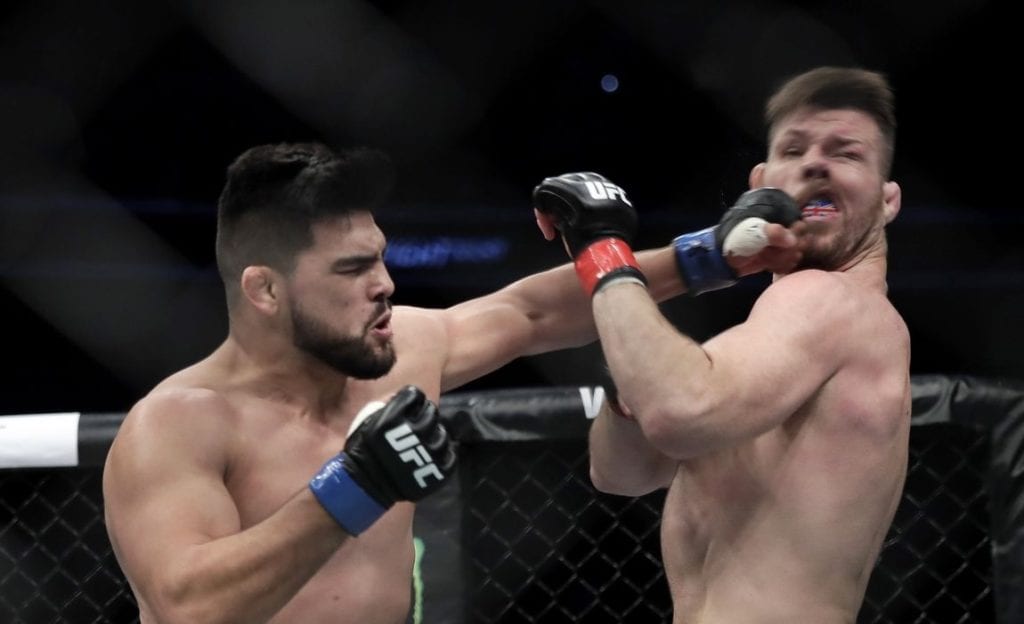 Kelvin Gastelum destroys Michael Bisping in one round, asks for Robert Whittaker 9