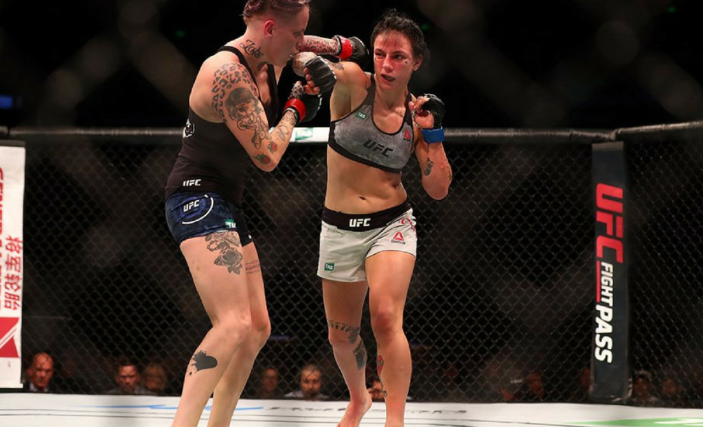 Jessica-Rose Clark strikes Bec Rawlings