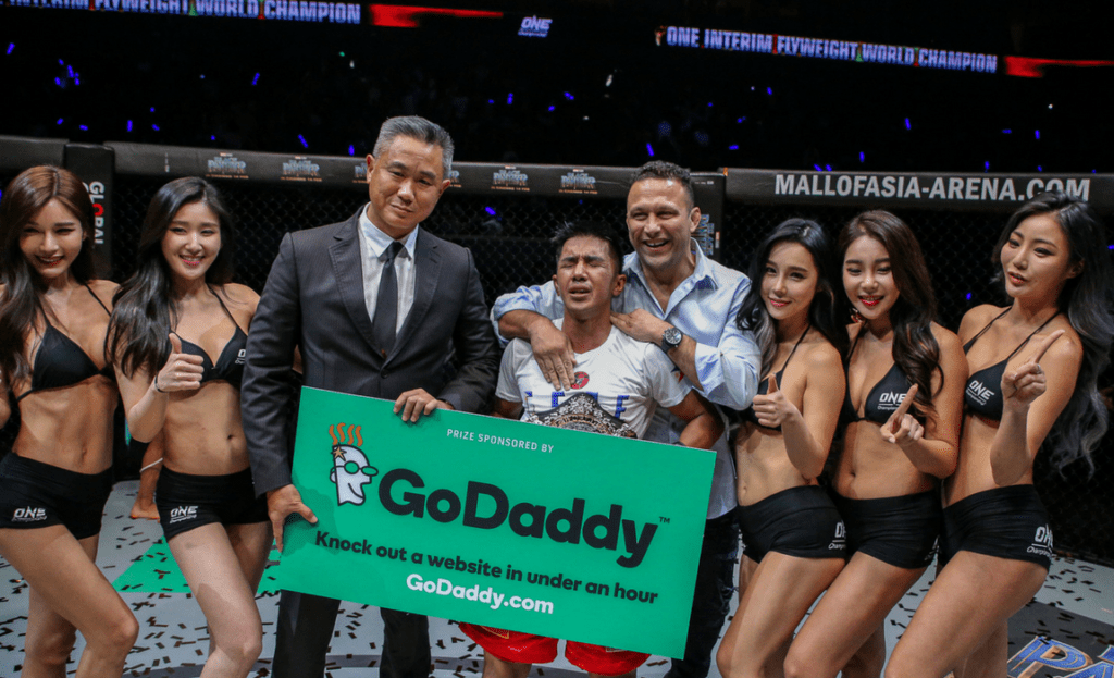 Renzo Gracie celebrates Geje Eustaquio victory