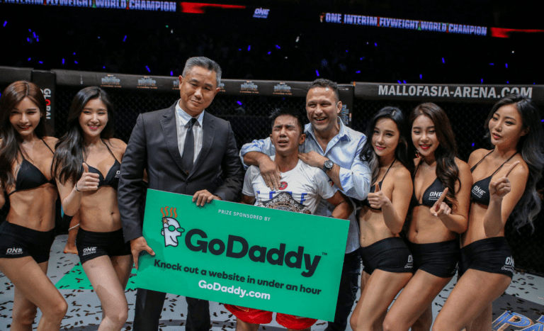 Renzo Gracie celebrates Geje Eustaquio victory