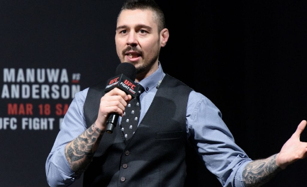 Dan Hardy commentating the UFC