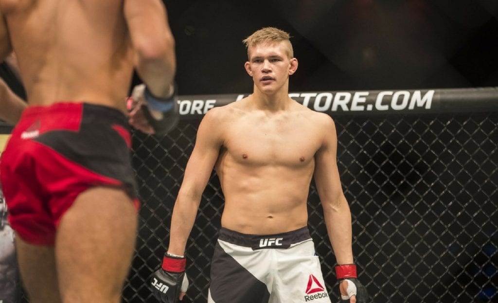 Oliver Enkamp during the UFC Fight Night event