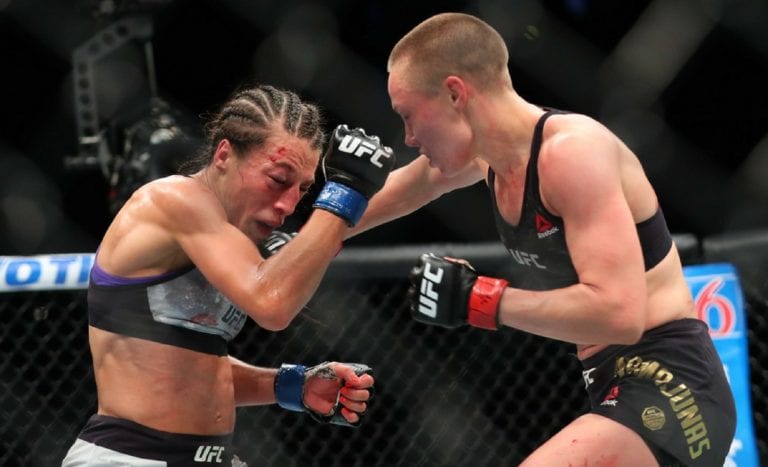 Rose Namajunas defeats Joanna Jedrzejczyk