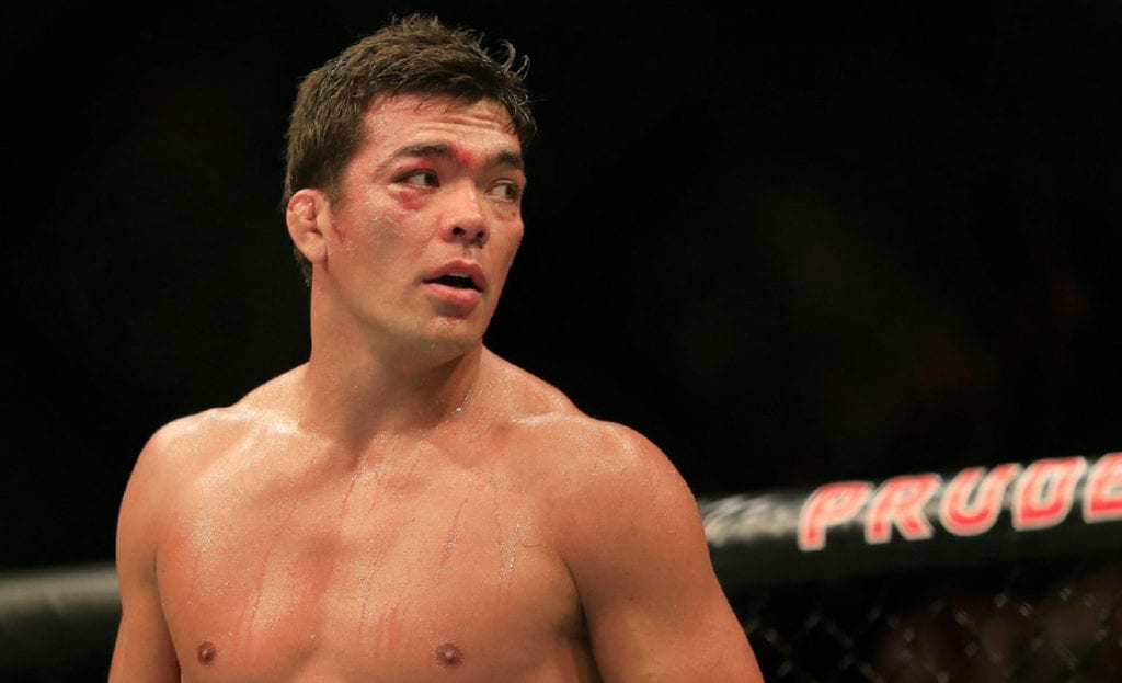 Lyoto Machida prepares inside the UFC's Octagon