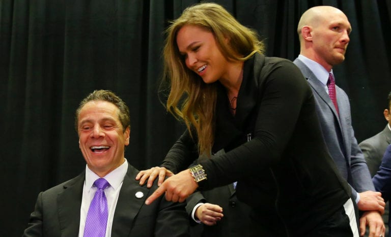 Ronda Rousey with the NYSAC