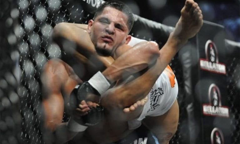 Toby Imada submits Jorge Masvidal with a brilliant inverse triangle choke