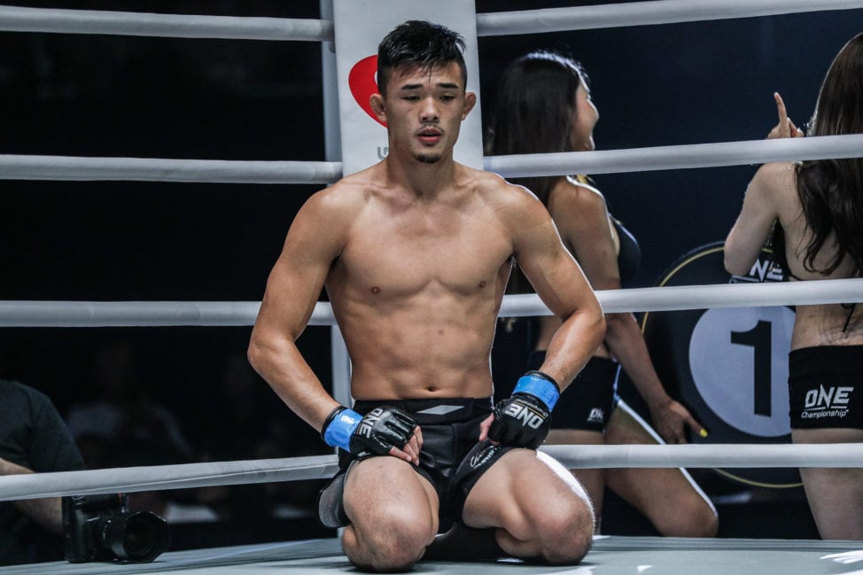 ONE Championship's Christian Lee reflects after being disqualfied for an illegal suplex
