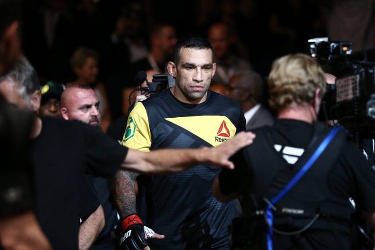 Fabricio Werdum walks to the UFC cage