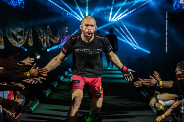 Garry Tonon makes his walk to the ONE Championship cage