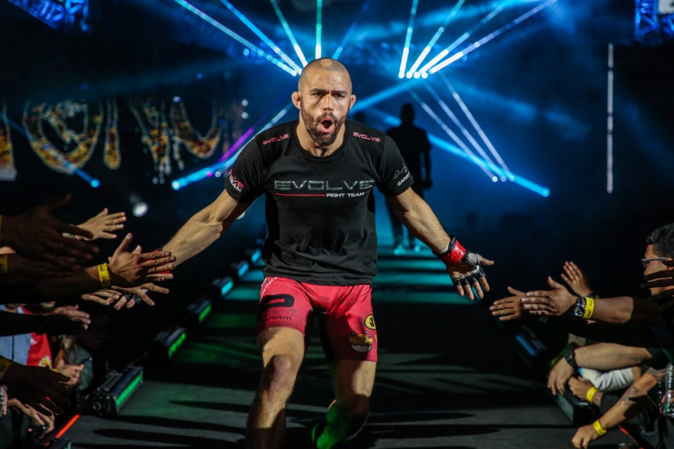 Garry Tonon makes his walk to the ONE Championship cage