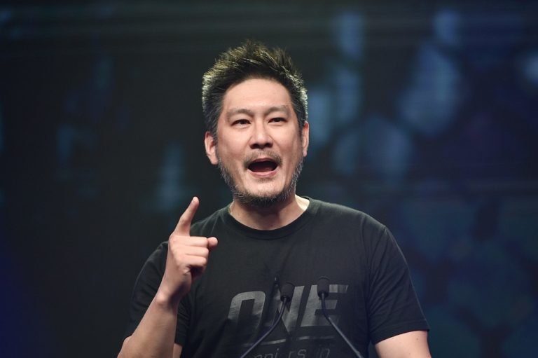 Chatri Sityodtong speaks at a ONE Championship press conference