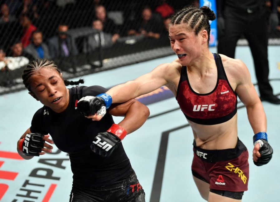 Weili Zhang defeats Danielle Taylor via unanimous decision at UFC 227