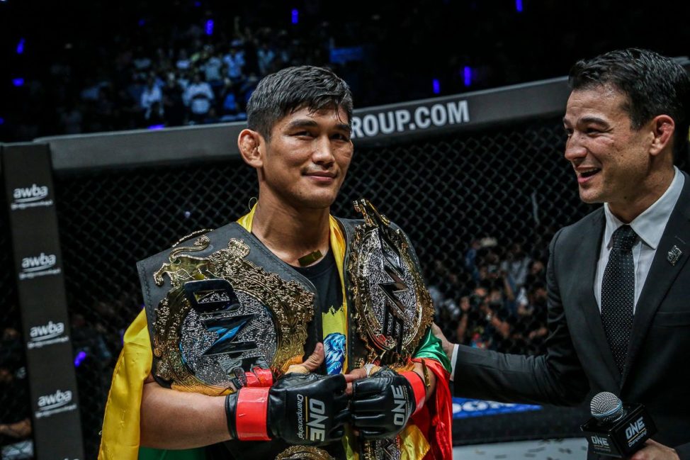 Aung La N Sang is a ONE Championship double champion