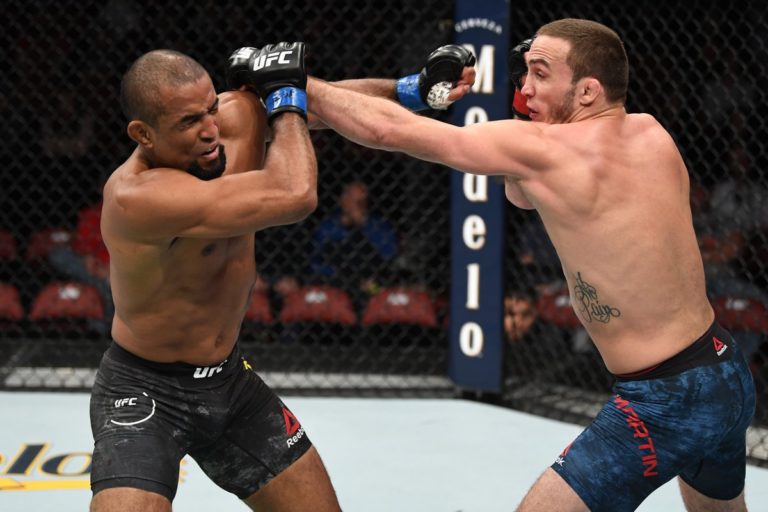 Anthony Rocco Martin defeats Sergio Moraes in a UFC bout