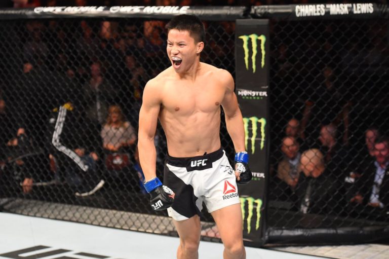 Ben Nguyen enters the UFC octagon