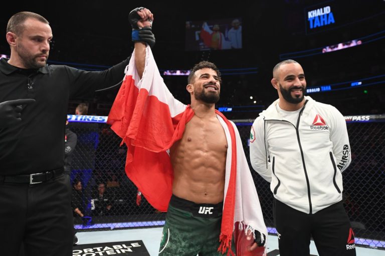 Khalid Taha knocks out Boston Salmon in 25 seconds at UFC 236