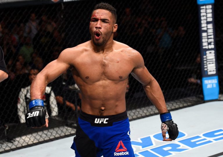 Kevin Lee competes at UFC 216