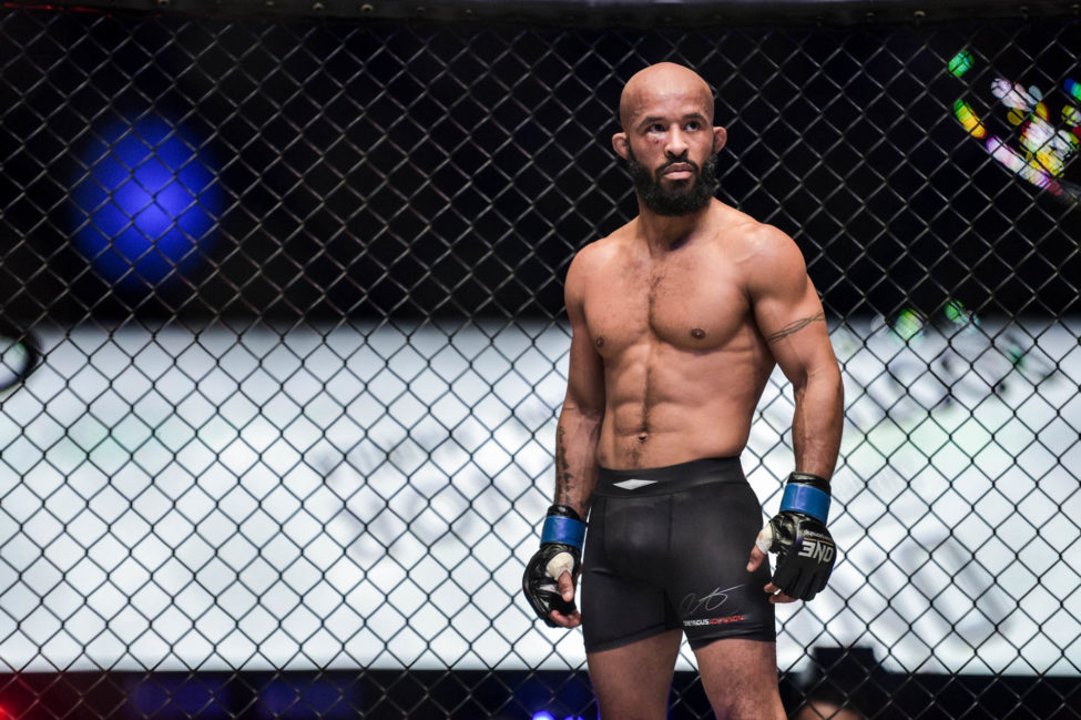 Demetrious Johnson before the second round at ONE Championship A New Era