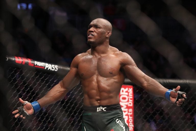 Kamaru Usman takes the title from Tyron Woodley
