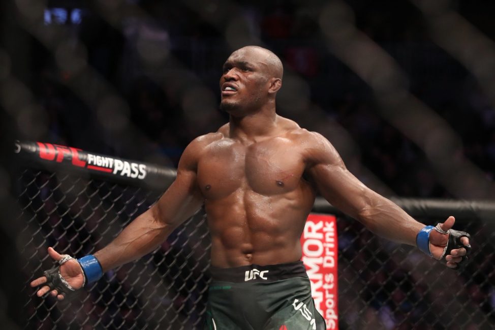 Kamaru Usman takes the title from Tyron Woodley