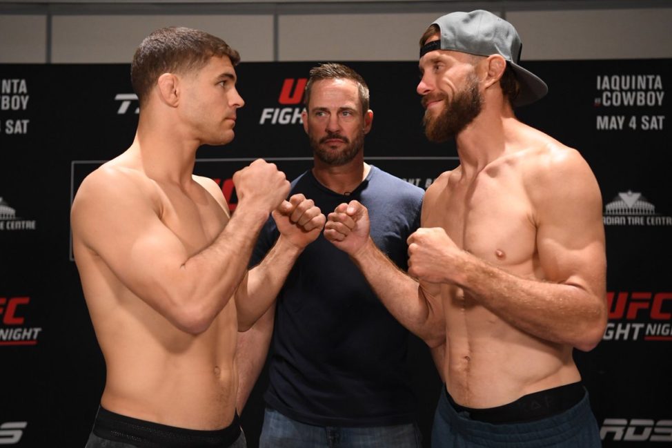 Al Iaquinta and Donald Cerrone stare down before UFC Fight Night 151