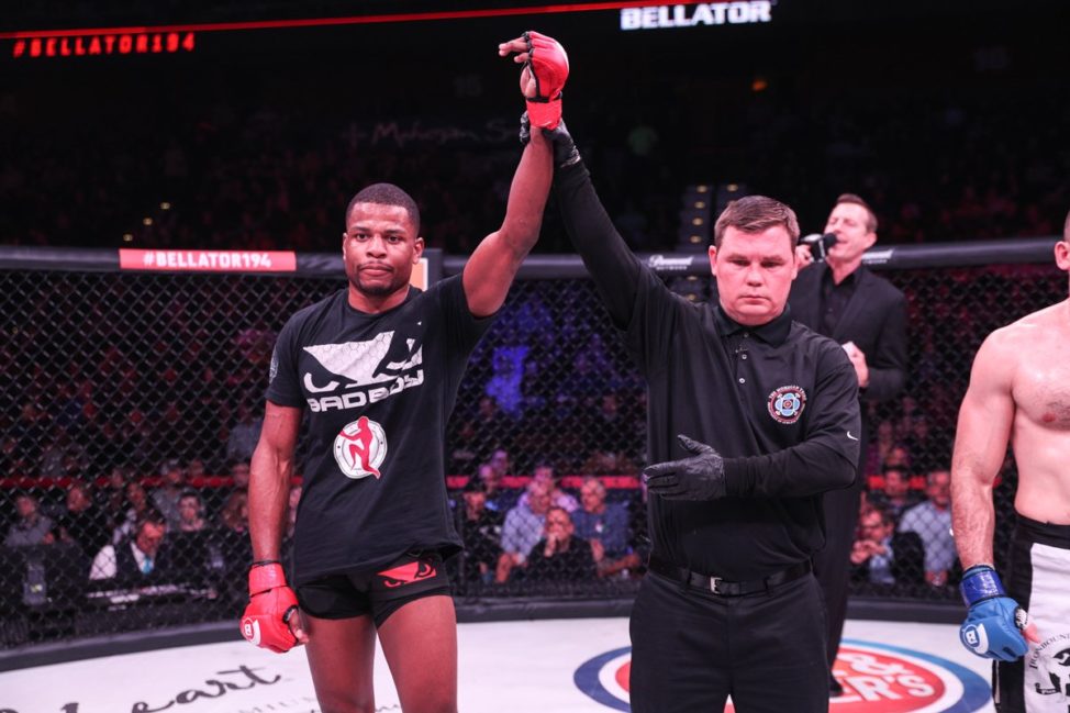 Tywan Claxton gets the win at Bellator 194