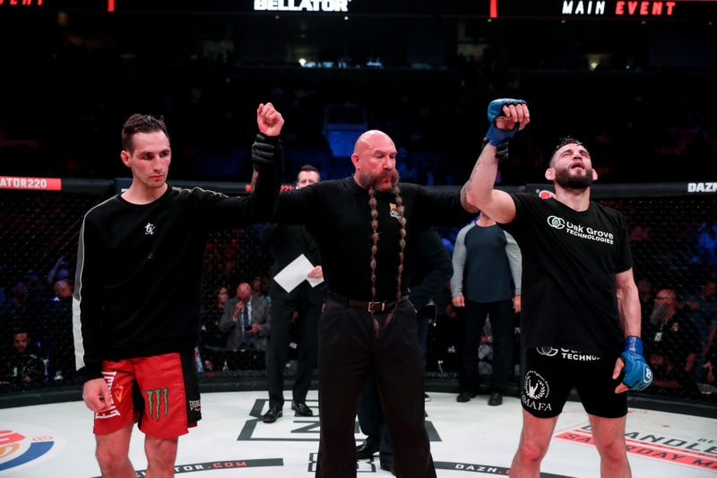 Rory MacDonald and Jon Fitch fight to a draw in Bellator