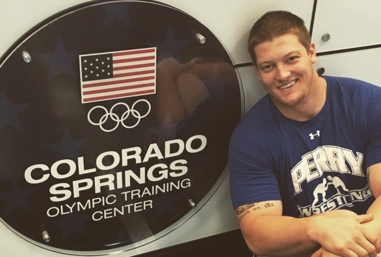 Alton Meeks training at Colorado Springs