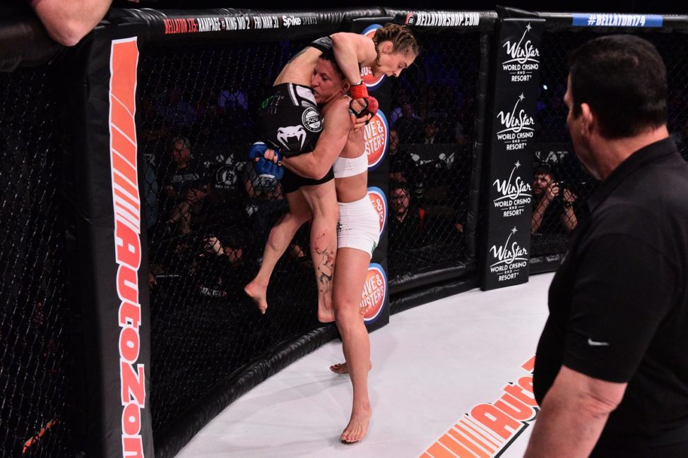 Julia Budd takes down Marloes Coenen at Bellator 174