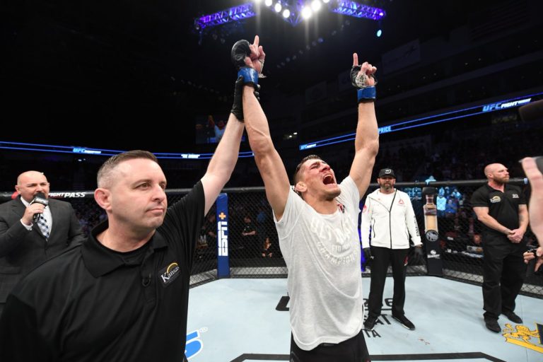 Niko Price after his win at UFC Wichita