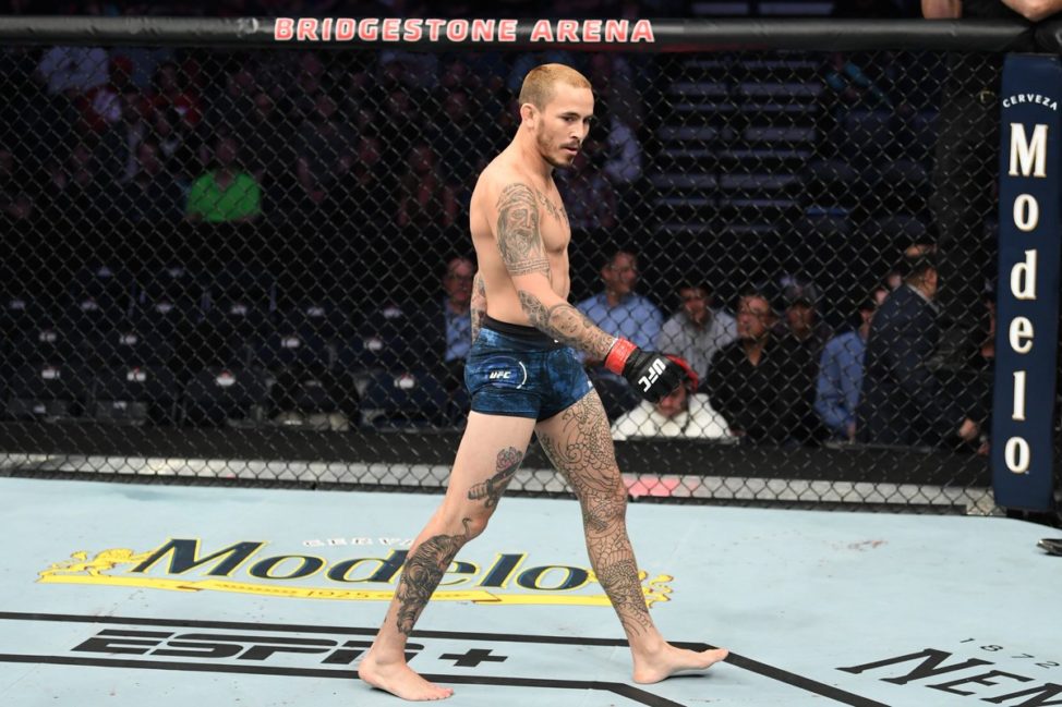 Marlon Vera inside the Octagon
