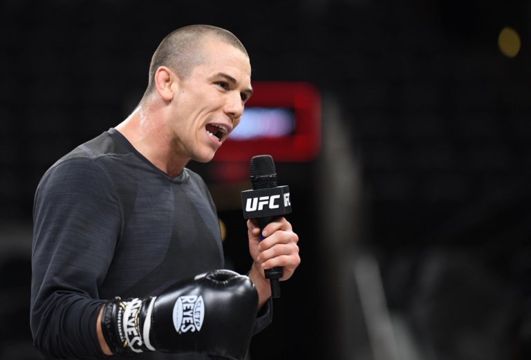 Alexander Hernandez at the UFC San Antonio open workouts