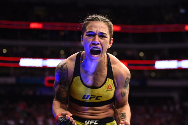 Claudia Gadelha thinks Jessica Andrade’s slam knockout of Rose Namajunas should be overturned