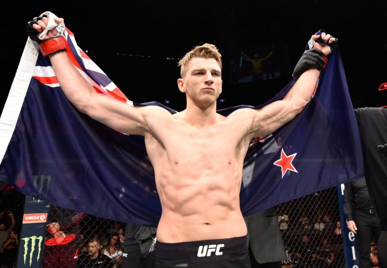 Dan Hooker competes at UFC Milwaukee