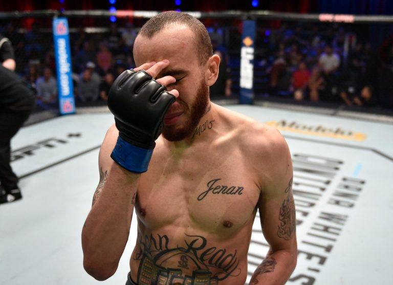 Sean Woodson following his win at Dana White's Contender Series