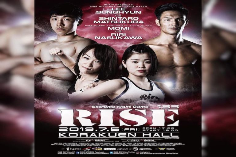 RISE 133 Results – Momi handles Nasukawa, Sunghyun wins 185 gold