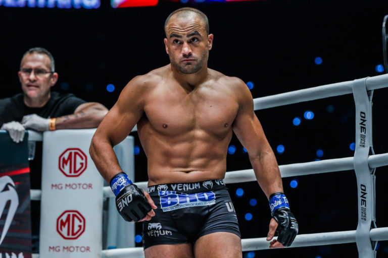 Eddie Alvarez before facing Eduard Folayang in ONE Championship