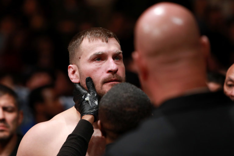 Stipe Miocic prepares for his fight against Francis Ngannou in their Heavyweight Championship fight