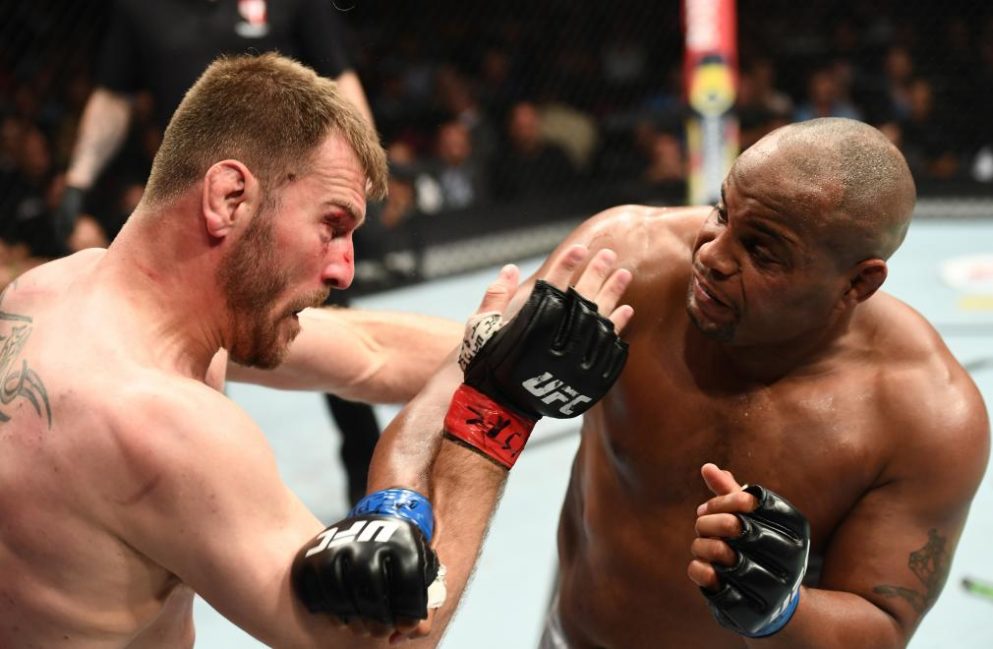 Daniel Cormier trades punches with Stipe Miocic at UFC 226