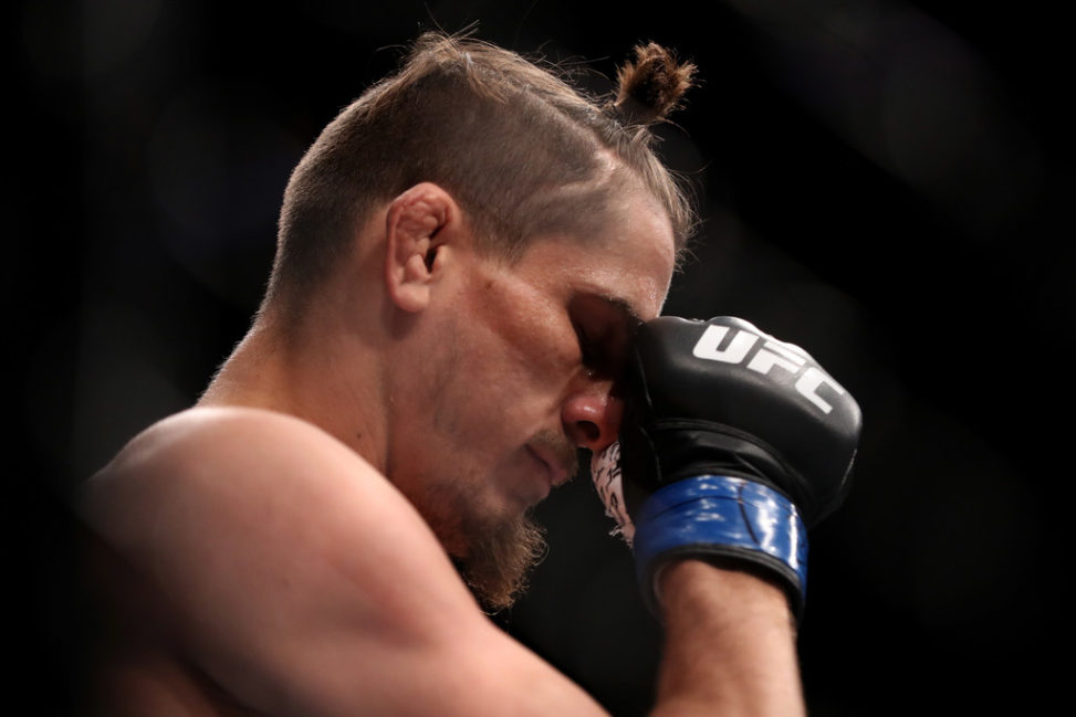 Niko Price prepares to face Brandon Thatch in their welterweight bout during the UFC 207