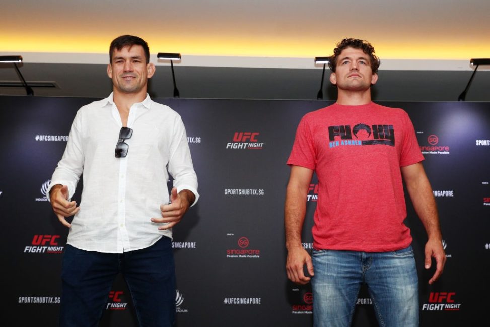 Demian Maia and Ben Askren meet in Singapore