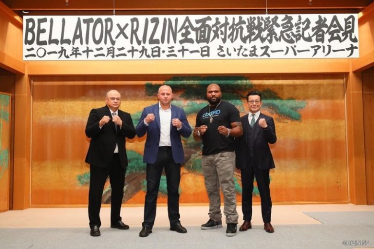 Fedor Emelianenko to face Quinton “Rampage” Jackson at Bellator x RIZIN event on 12/29