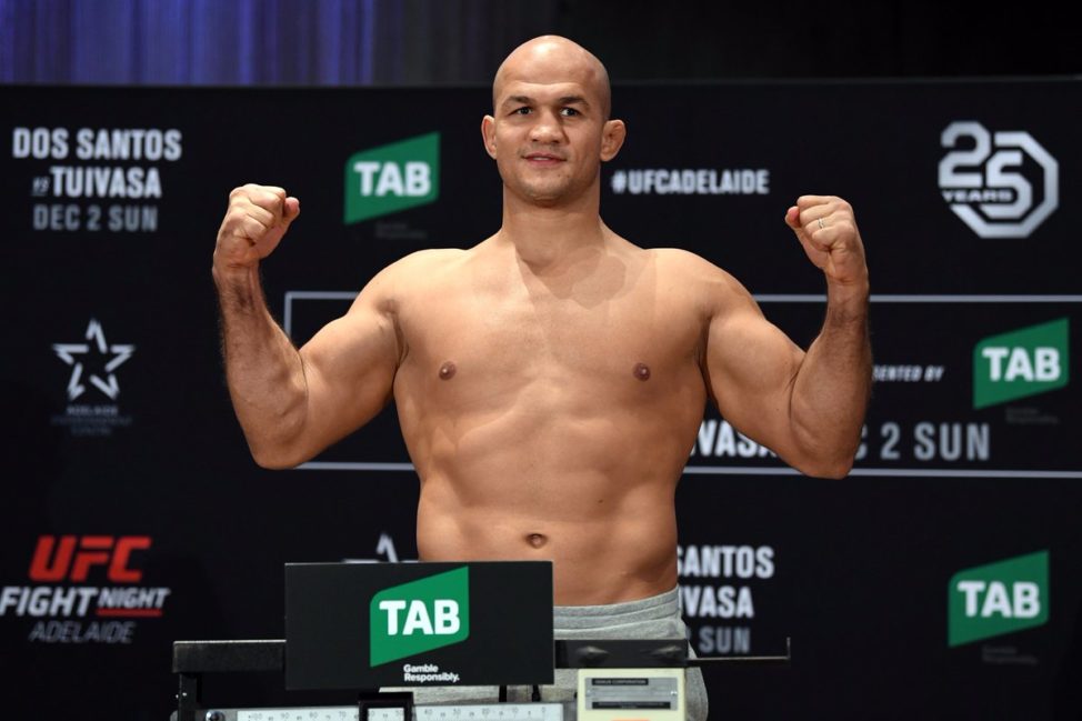 Junior dos Santos weighs in before UFC Adelaide