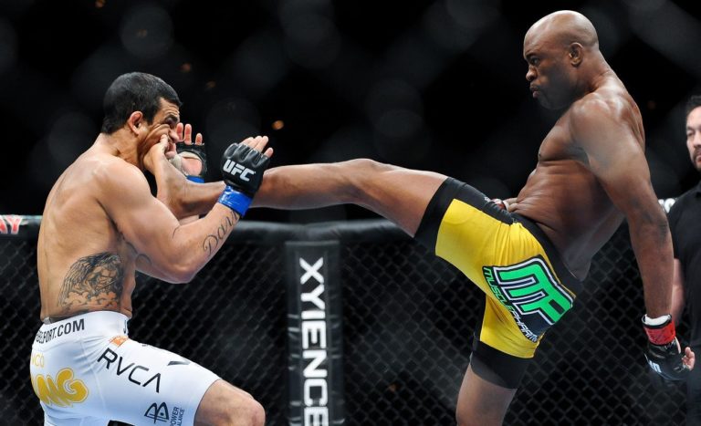 Anderson Silva front push kick