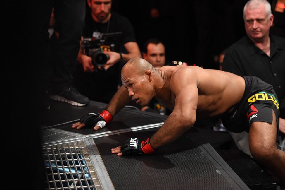 Ronaldo "Jacare" Souza enters the UFC Octagon
