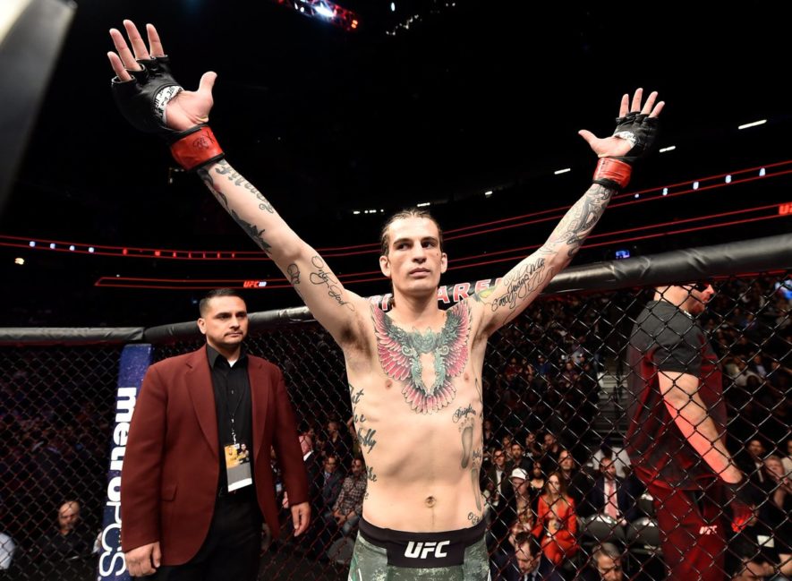 Sean O'Malley is introduced to the UFC