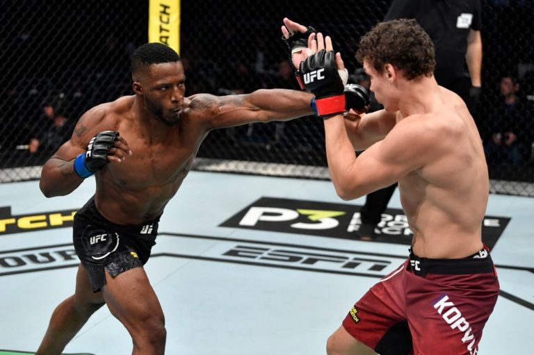 Karl Roberson competes at UFC Mosow