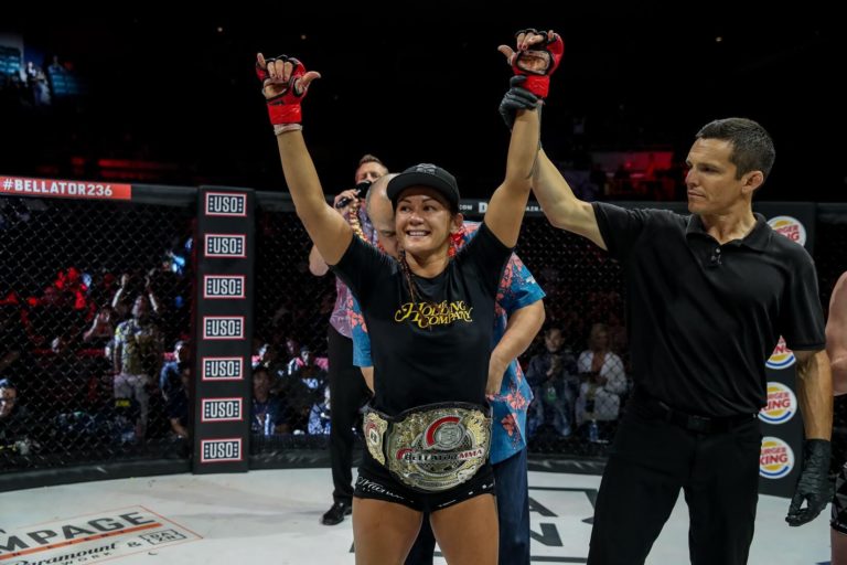 Bellator 236 Results: Ilima-Lei Macfarlane dominates Kate Jackson in Hawaii to retain flyweight title