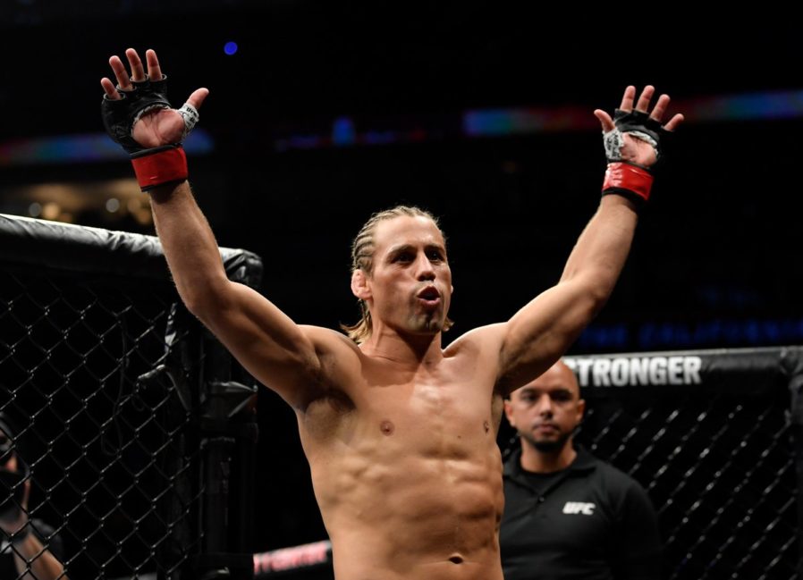 Urijah Faber after his UFC win